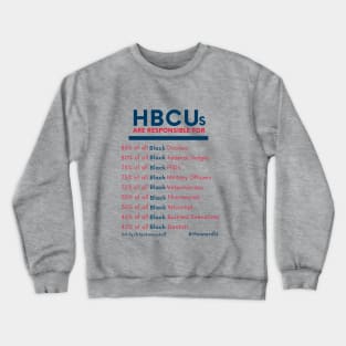 HBCUs are responsible for... Crewneck Sweatshirt